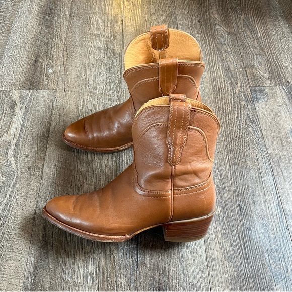 Tecovas The Penny Caramel Tan Size 9.5B Women’s Boots Booties - Picture 6 of 15